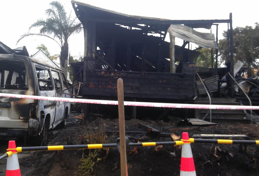 Dozens of firefighters fought the blaze.