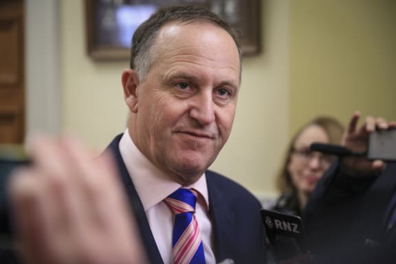 09082016. Photo Rebekah Parsons-King. Caucas run. John Key.