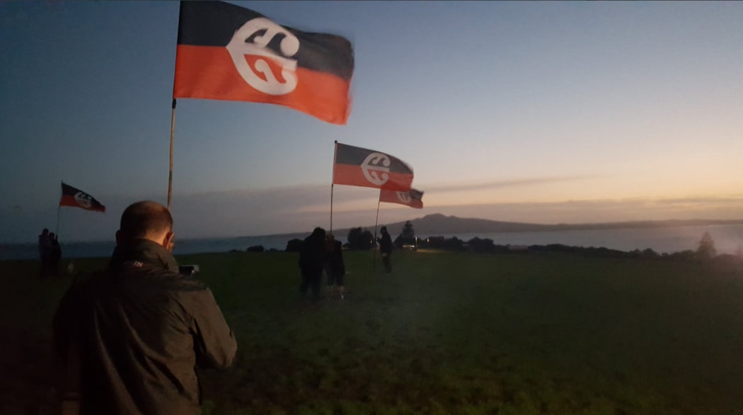 A dawn ceremony this morning marked 40 years since the protest ended at Takaparawhau.