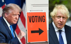 US President Donald Trump, and British Prime Minister Boris Johnson.