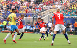 EAST RUTHERFORD, NEW JERSEY - JULY 05: Patrick Berg #6 of Norway scores a goal that was ruled offside during the FIFA World Cup 2026 Round of 16 match between Brazil and Norway at New York New Jersey Stadium on July 05, 2026 in East Rutherford, New Jersey. (Photo by Justin Setterfield/Getty Images)
