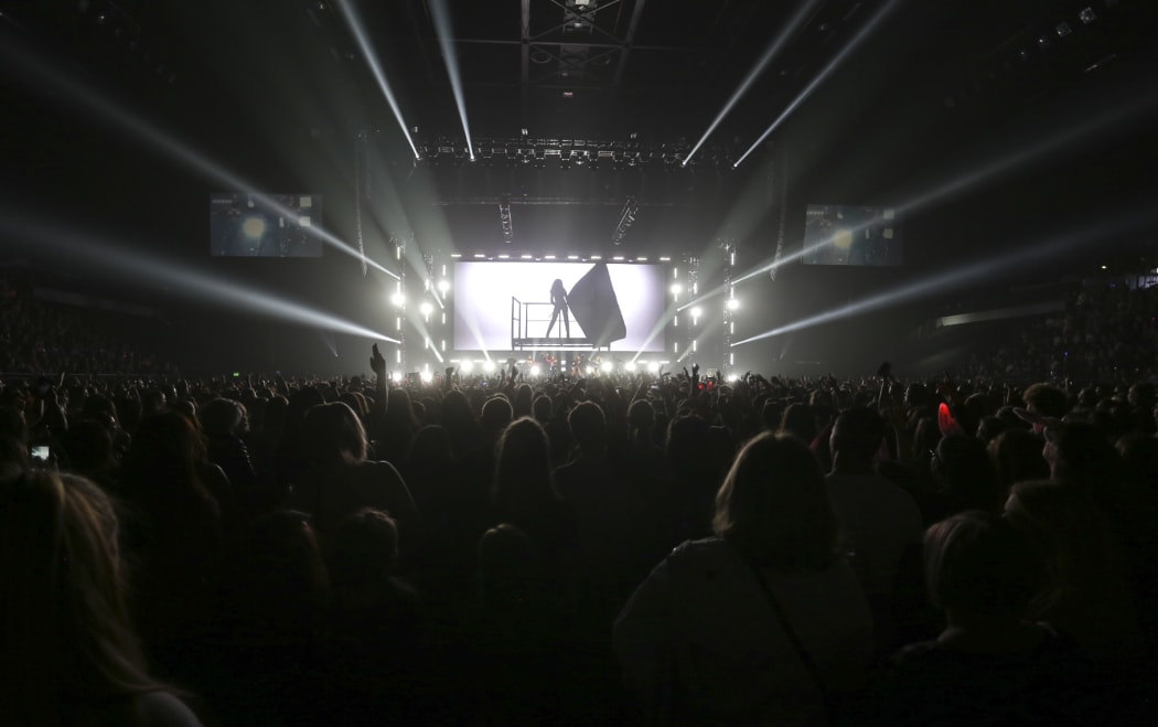 Little Mix performing at Auckland's Spark Arena