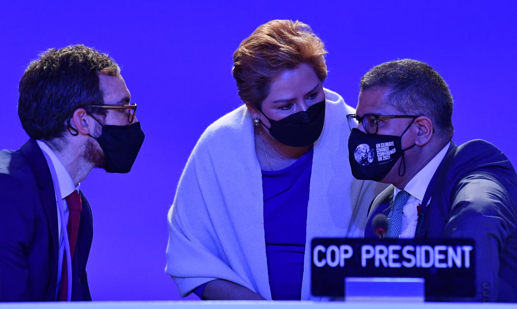 session at the COP26 climate change conference in Glasgow.