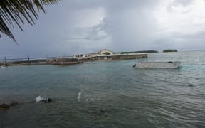 A 2-metre sea wall is the only defence against rising tides in Fakaofo, Tokelau.