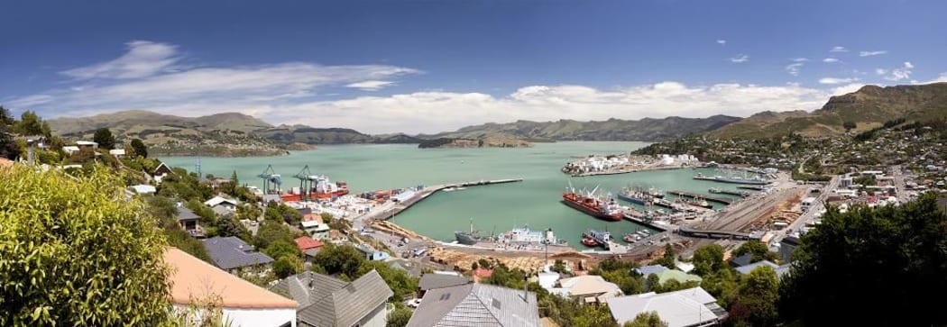 Lyttelton Harbour.