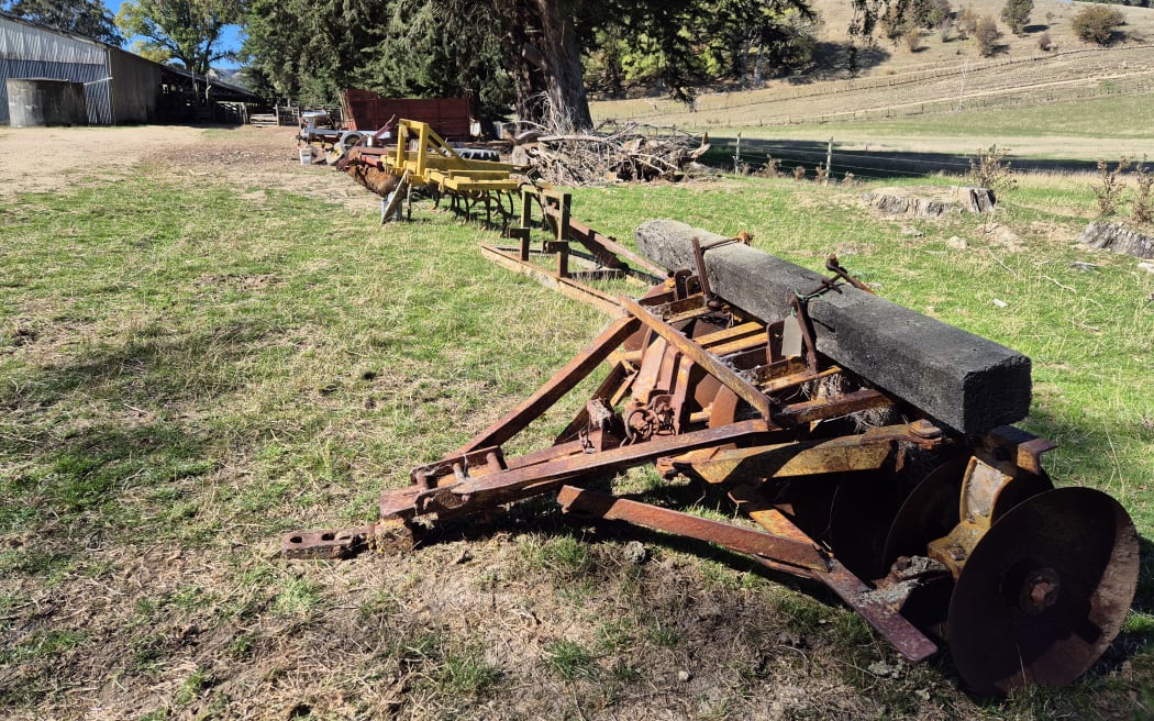 A farm gear sale was held at Tarewa, a former sheep and beef farm in Wairarapa soon going into forestry, to offload surplus gear.