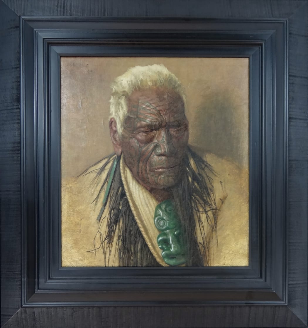 Charles Fredrick Goldie's 1941 portrait of Wharekauri Tahuna is expected to sell for about $1 million.