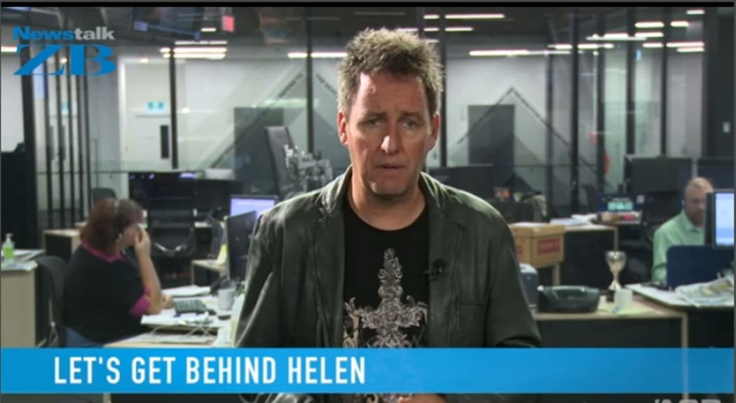 Newstalk ZB's Mike Hosking is among the media personalities backing Helen Clark's tilt at the top job.