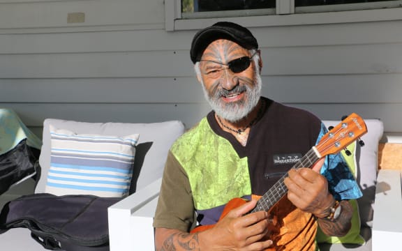 Te Kehukehu at his home in Matapihi.