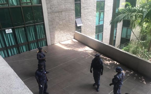 Security at PNG parliament