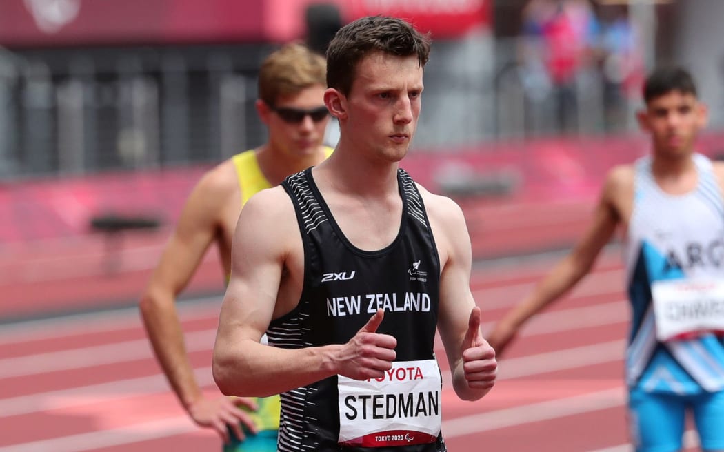 William Stedman won a bronze in the 400m T36.