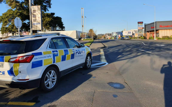 Police at LynnMall, New Lynn, Auckland - 4 September 2021