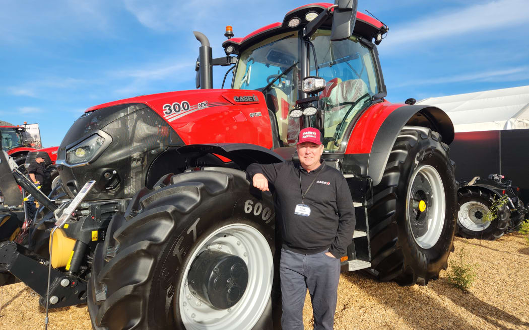 New tractor at Fieldays - Dave Knowles