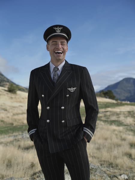 The new Air New Zealand uniform designed by Emilia Wickstead, 2025.