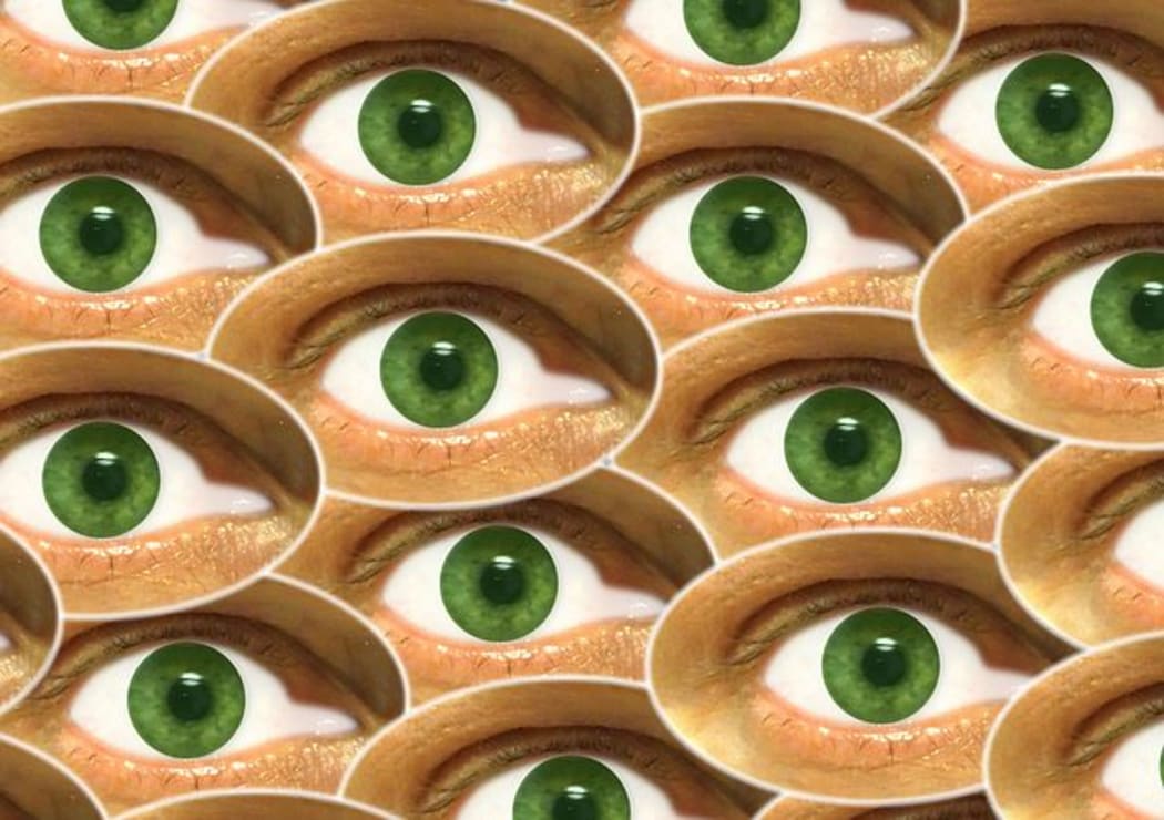 Staring eyes