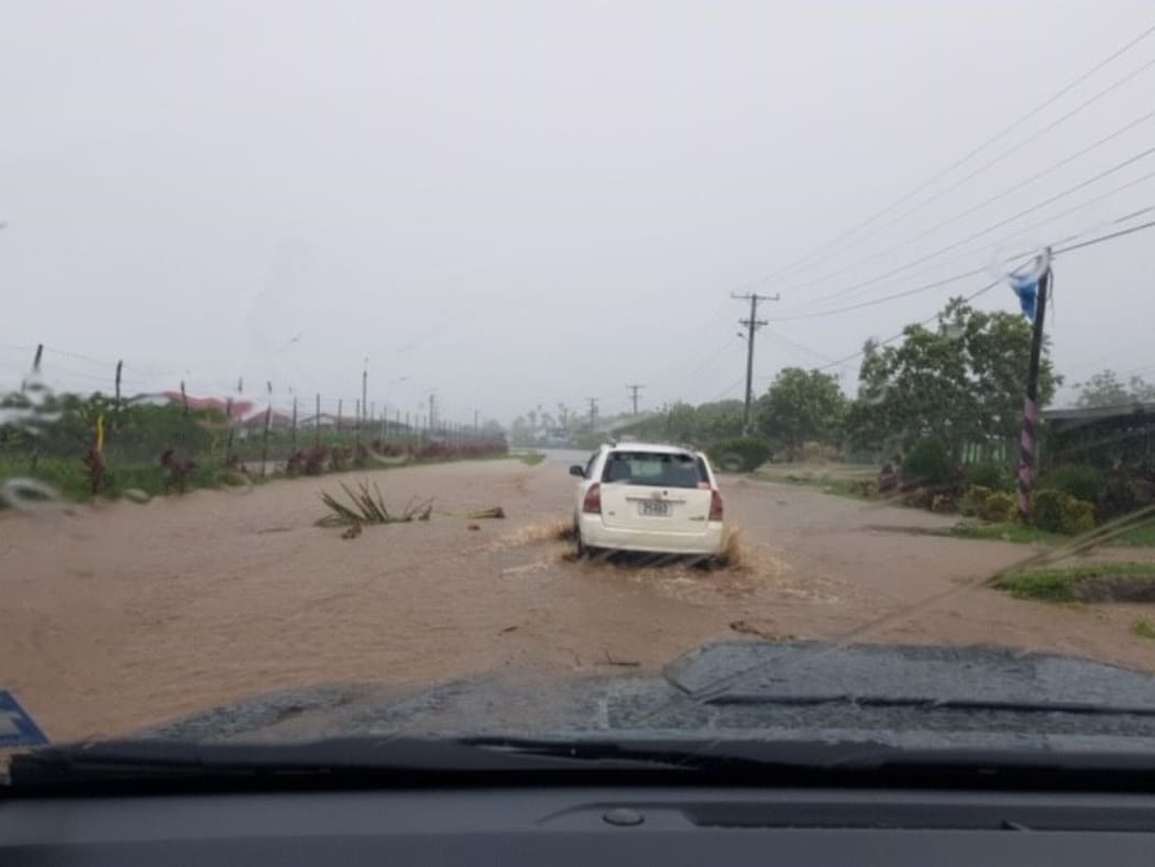 This is road near Faleolo Airport at Satapuala
