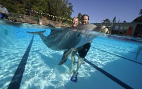 Melanie Langlotz has helped build a life-sized robot dolphin that looks and swims just like a real bottlenose.