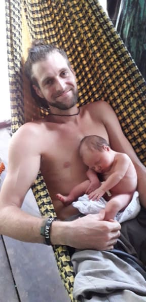 Dene Hagy with baby Amaya