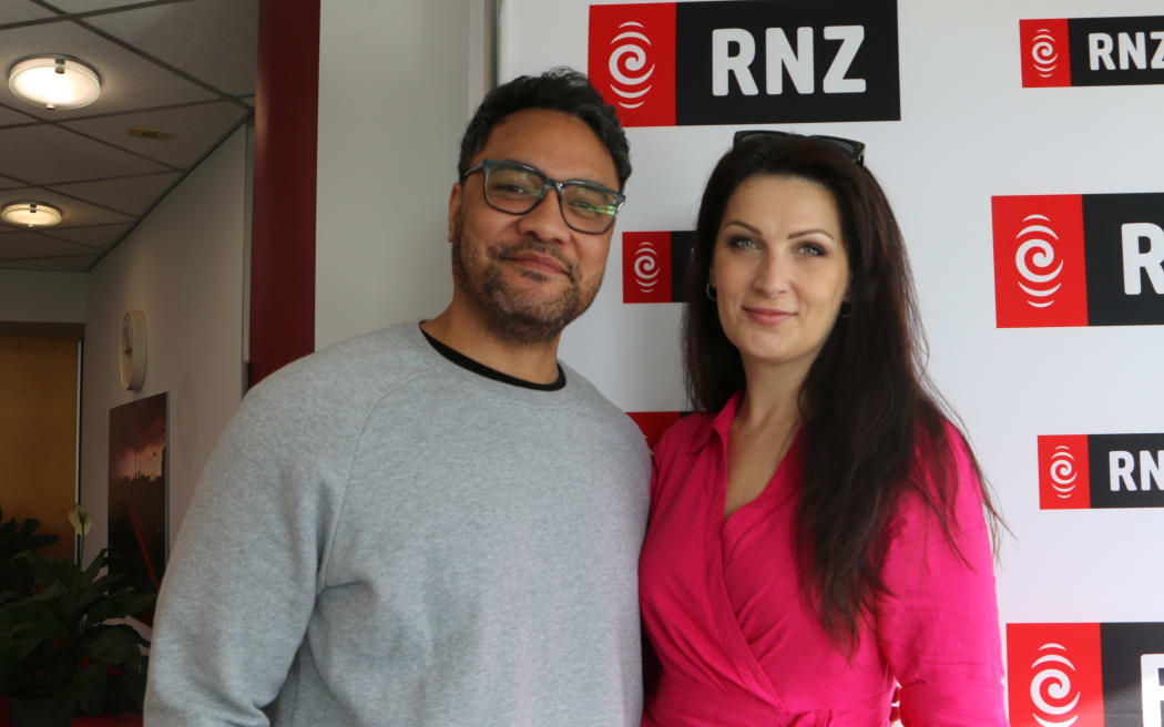 Opera stars Amitai Pati and Adela Zaharia.