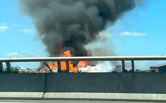 Onehunga waste plant fire