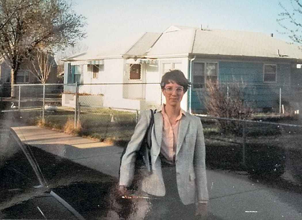 A photo of Alexandra when she was in a cult