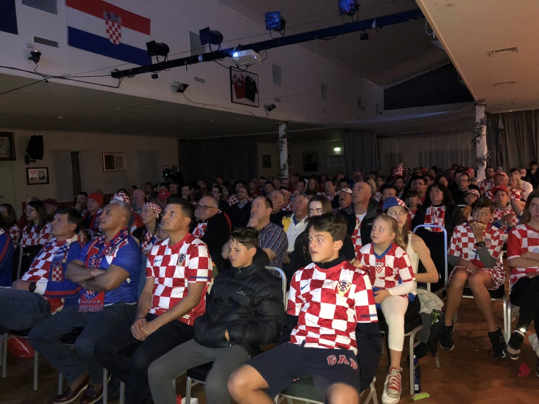 A nervous audience at the Croatian Club in Te Atatu