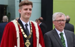 Gore District mayor Ben Bell and councillor Stewart MacDonell