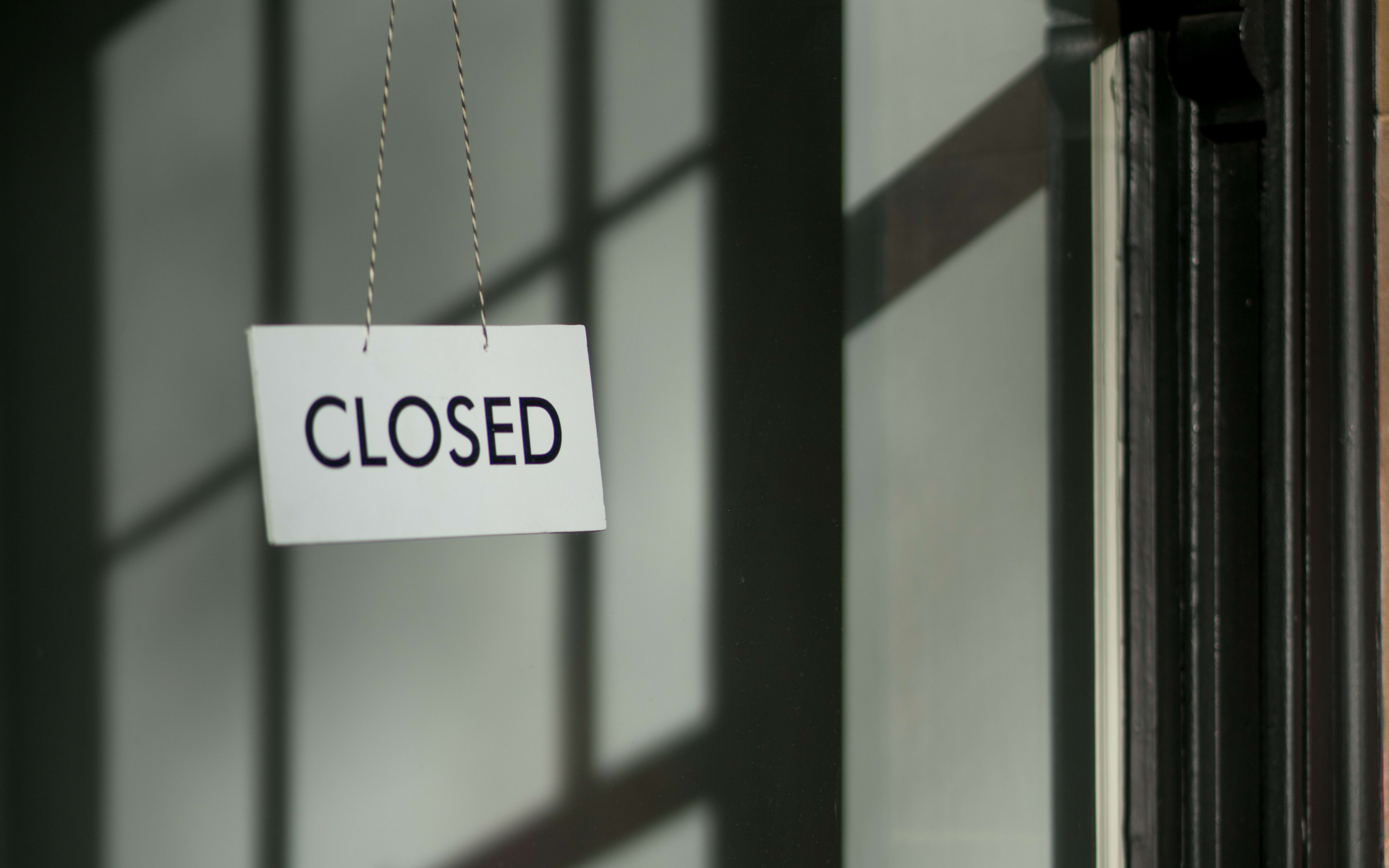 closed sign