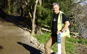 Nigel Muir, project manager of the Whale Trail, on the path near the Wairau Affray in Tuamarina. SUPPLIED: MAIA HART/LDR - SINGLE USE ONLY