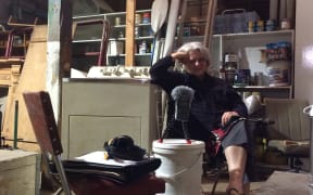 Kim Pieters in her studio