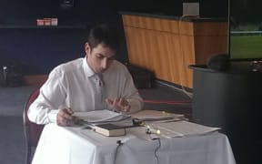 David Walker giving evidence