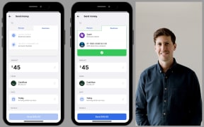 How Akahu's service might look on a phone. Right, Josh Daniell.