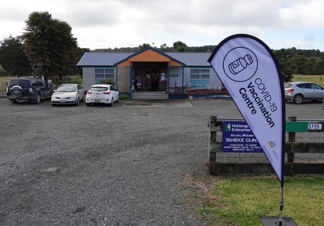 Tāheke Covid-19 vaccine clinic.