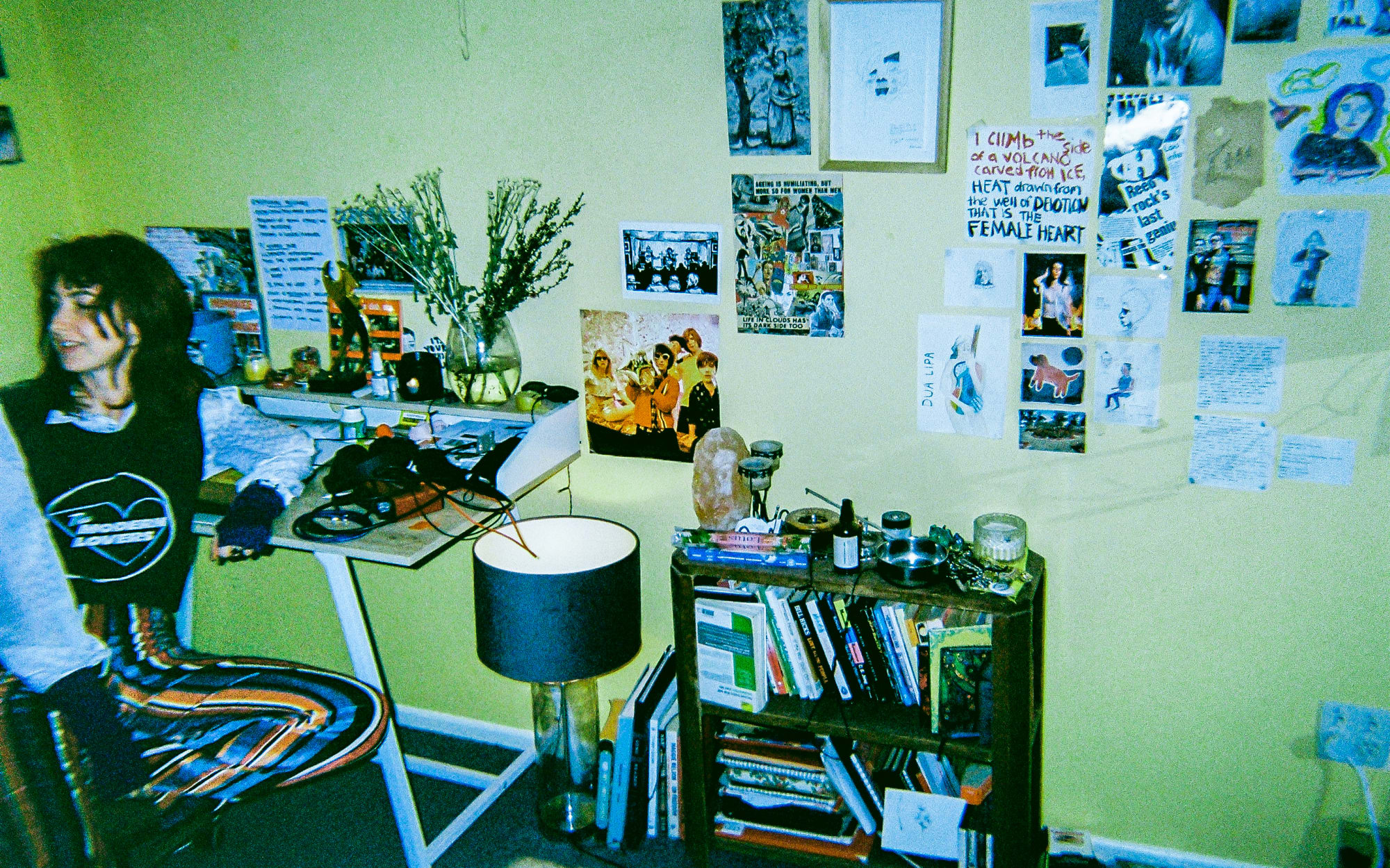 Vera Ellen in her bedroom in Mount Victoria, Wellington.