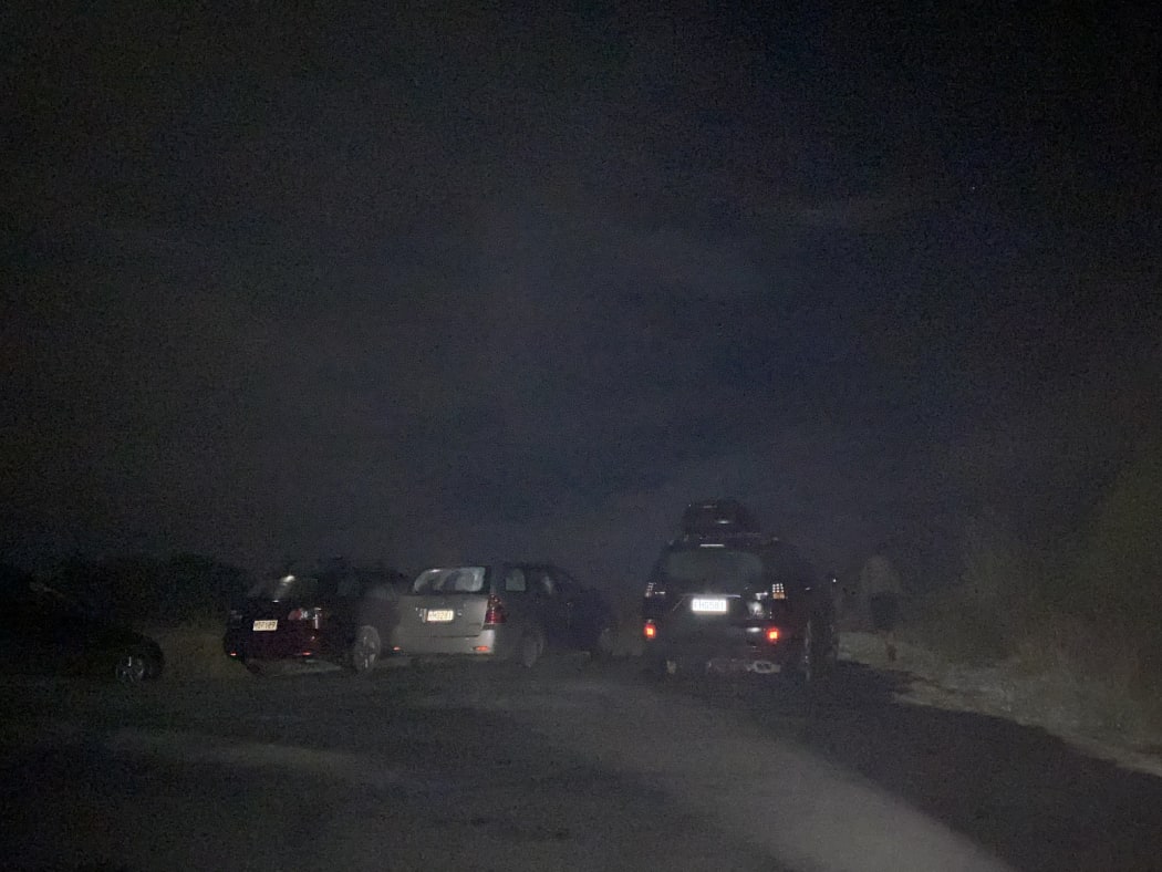 Cars took to higher ground in Okitu near Gisborne about 3.30am on Friday.
