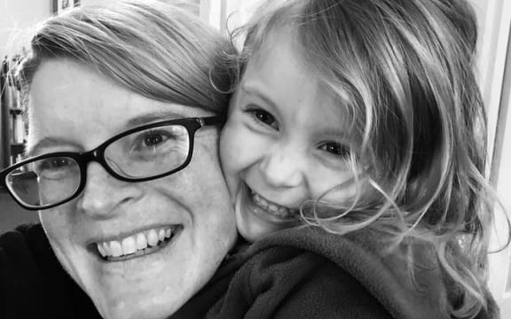 Holly Walker and her daughter Esther.