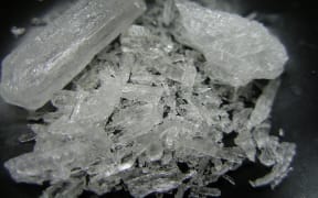 macro shot of Crystal Methamphetamine