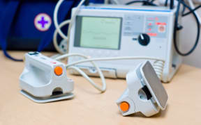 Heart Defibrillator - emergency high technology equipment