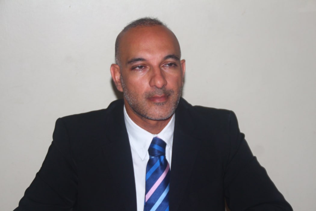 The parliamentary leader of Fiji's Labour Party Aman Ravindra-Singh.