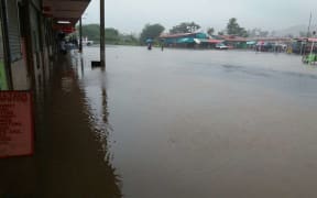 Flooding in Rakiraki, Fiji.