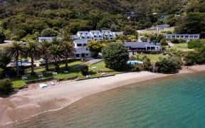 Before and after photos of work on Kenepuru Rd at Portage Heights. Marlborough Roads transport recovery manager Steve Murrin says road closures are necessary for the extent of works required.