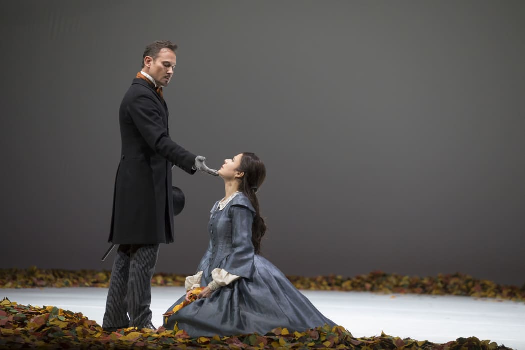 Mariusz Kwiecien as Eugene Onegin and Ana Maria Martinez asTatiana