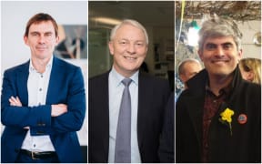 Andy Foster, Phill Goff and Aaron Hawkins.