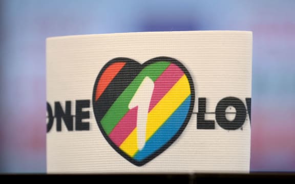 The OneLove captain's armband.