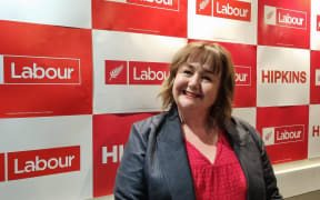 Megan Woods at Labour's Christchurch election event in Bromley. Her Wigram electorate seat is a close race, she's currently beating National's Tracy Summerfield by 577 votes, with 45 percent of the vote counted.