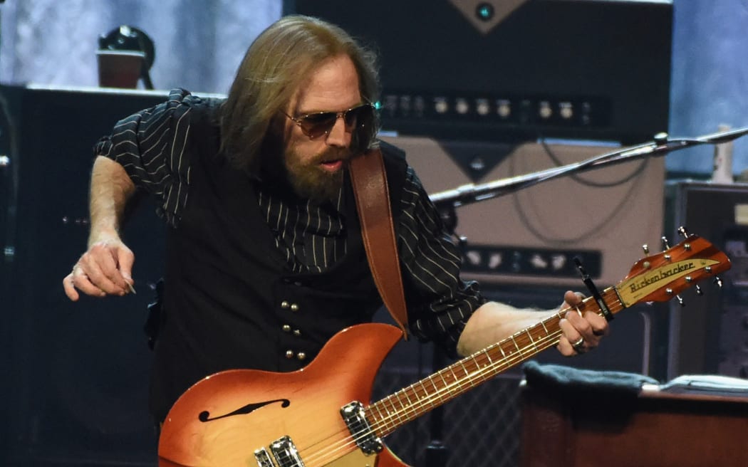 Tom Petty performing in Nashville, Tennessee in April during the Tom Petty and the Heartbreakers 40th anniversary tour