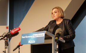 National Party leader Judith Collins at a law and order policy announcement Tuesday 29 September.