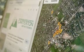 The district council has a map showing earthquake-prone buildings in Carterton.