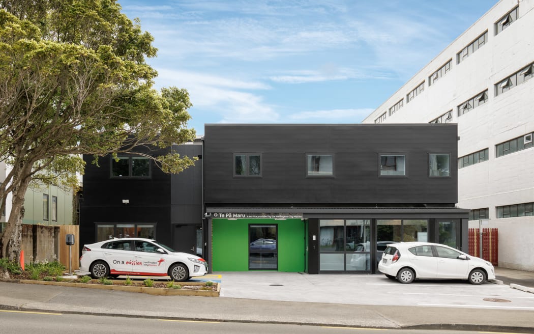 Te Pā Maru - New Zealand's first 'wet house'-  on Wellington's Taranaki St.