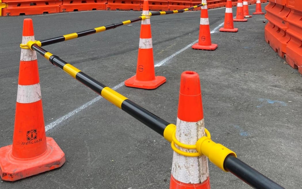 Road cones.